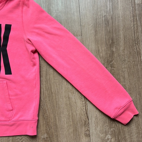 PINK Victoria’s Secret Women’s Hot Pink Full Zip Hoodie Size Medium - Picture 8 of 17